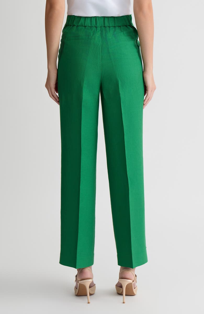 KASPER The Audrey Pull-On Straight Leg Pants, Alternate, color, Lush Green