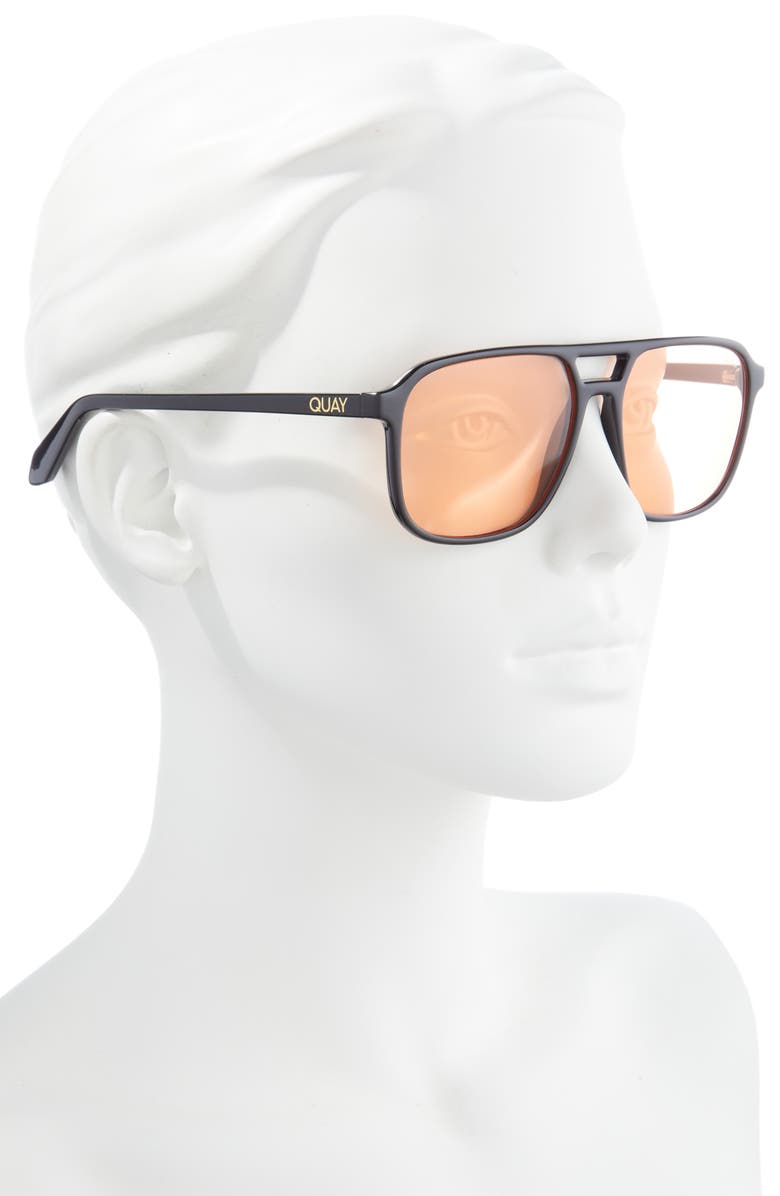 QUAY Australia On the Fly 48mm Aviator Sunglasses, Alternate, color,