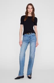 ANINE BING Sixtine Short Sleeve Tee