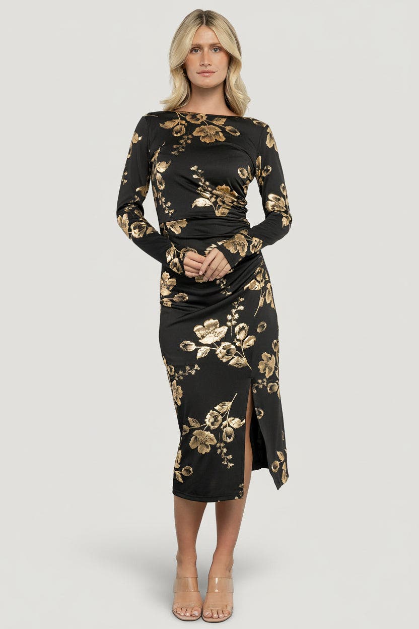 selected Black + Gold