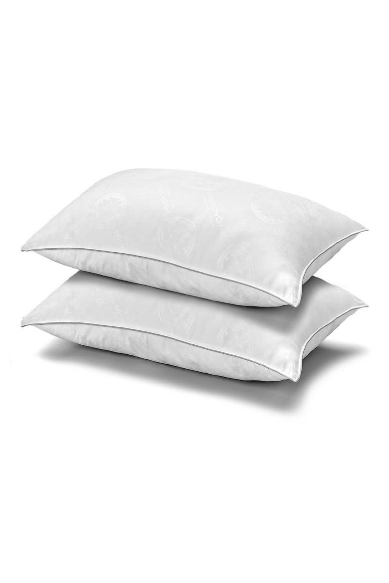 Soft Allergy, Dust Mite & Bed Bug Free Stomach Sleeper King Pillow - Set of 2, Main, color, WHITE