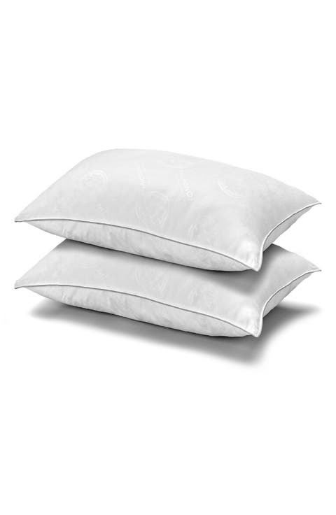 Soft Allergy, Dust Mite & Bed Bug Free Stomach Sleeper King Pillow - Set of 2