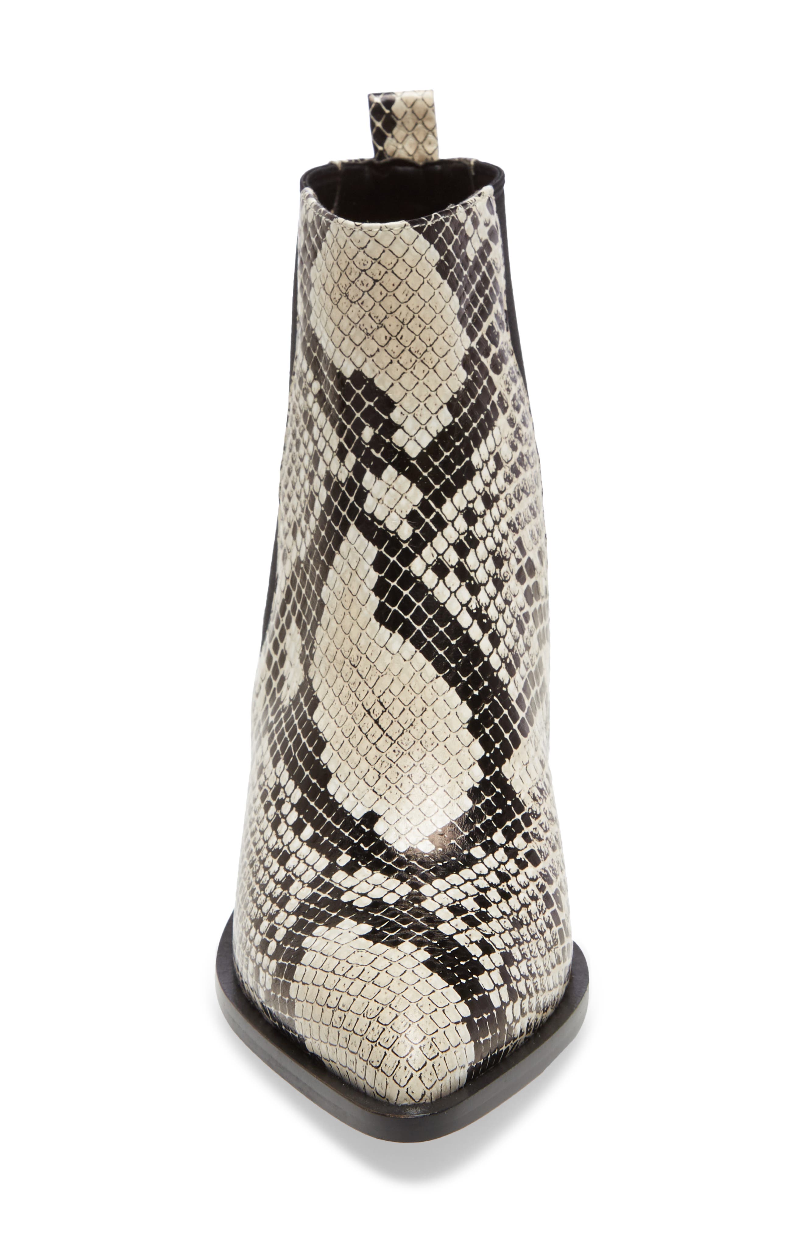 Linea Paolo Vu Chelsea Bootie, Alternate, color, Crm/Blk