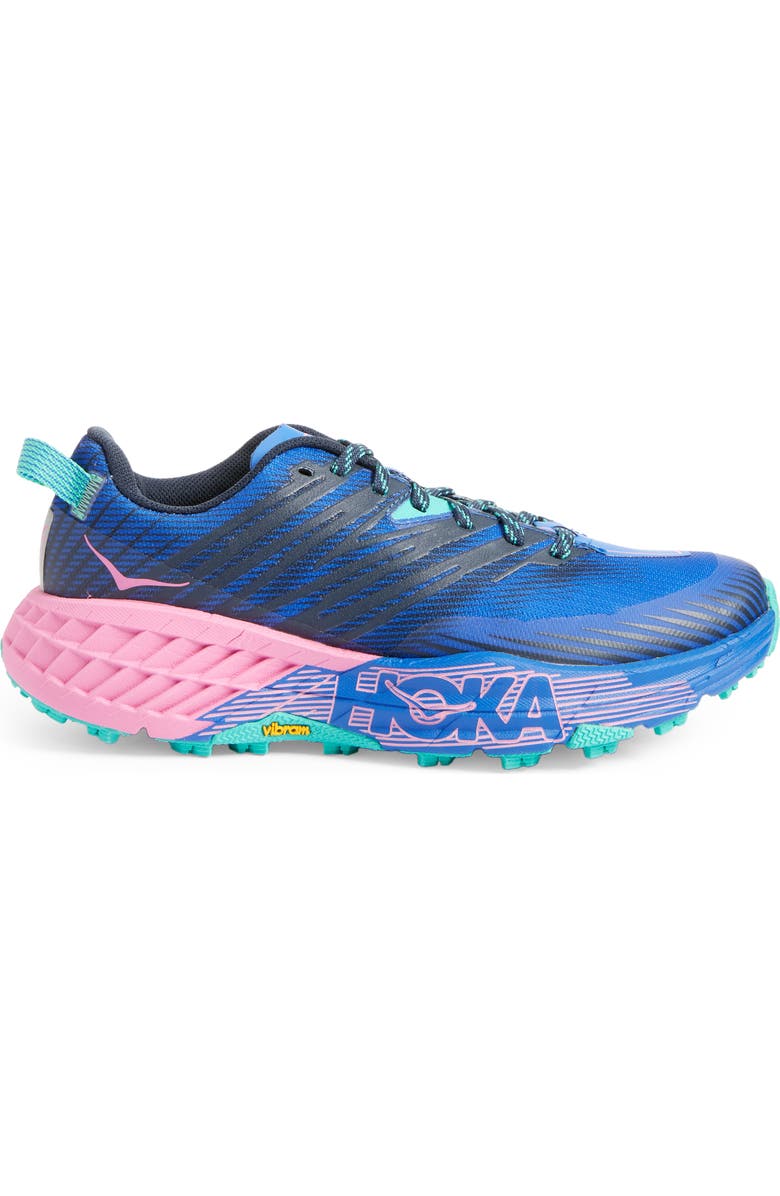 HOKA Speedgoat 4 Trail Running Shoe, Alternate, color,