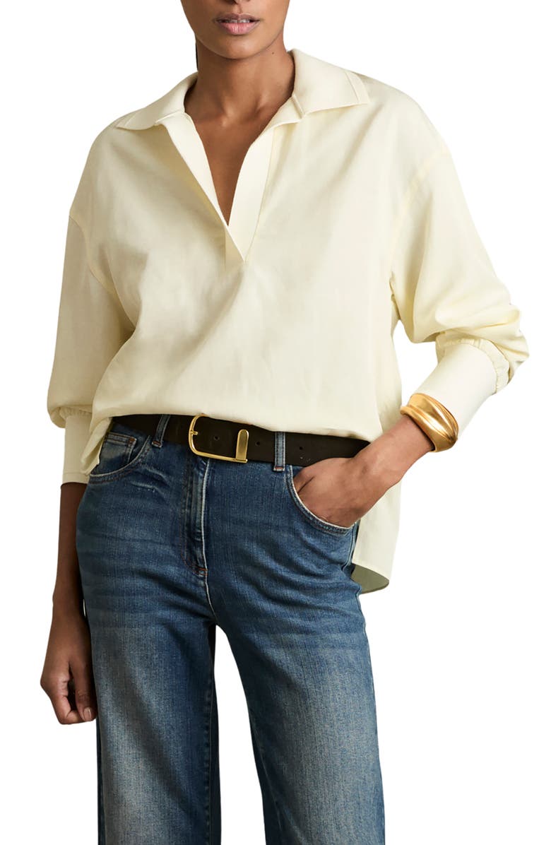 Reiss Isobel Popover Shirt, Main, color, 