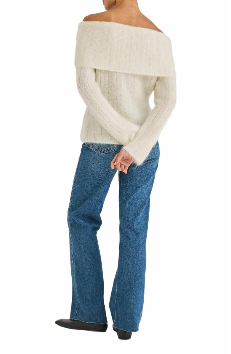 Rebecca Taylor Miro Sweater, Alternate, color, Eggshell