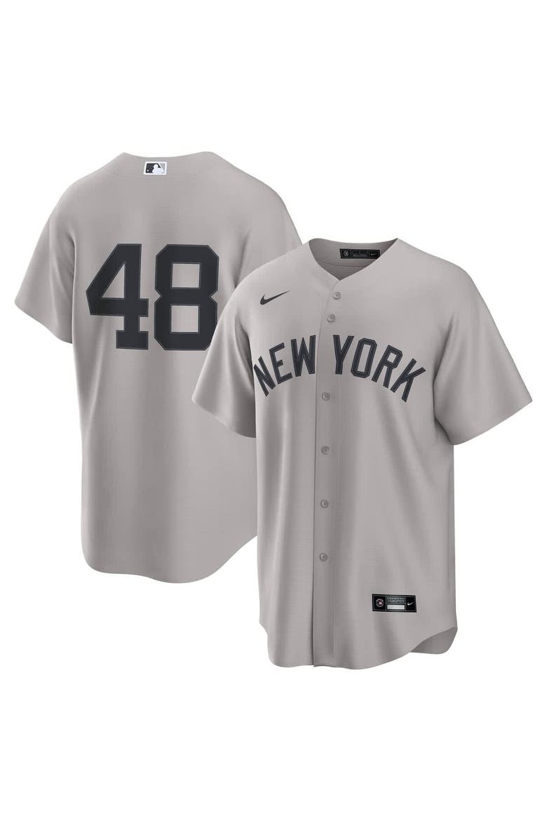 Men's Nike Paul Goldschmidt Gray New York Yankees Road Replica Jersey, Main, color, Gray