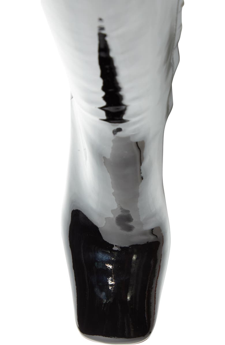 Prada Square Toe Knee High Boot, Alternate, color,