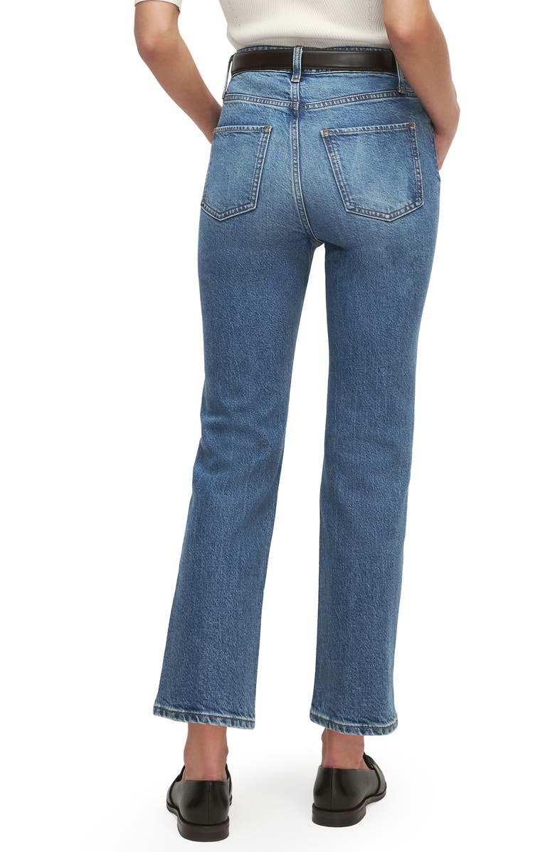 Favorite Daughter The Valentina Super High Waist Ankle Straight Leg Jeans, Alternate, color, Alton