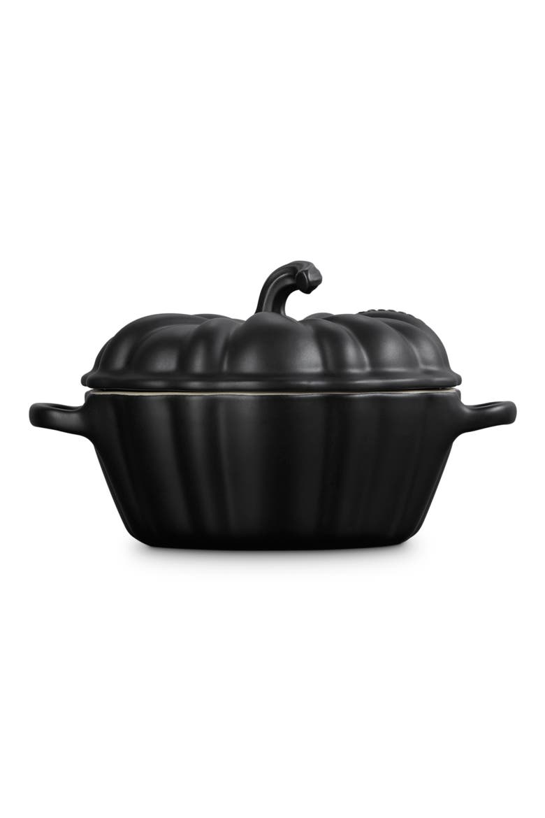 Figural Pumpkin Mini Baking Dish, Alternate, color, LICORICE