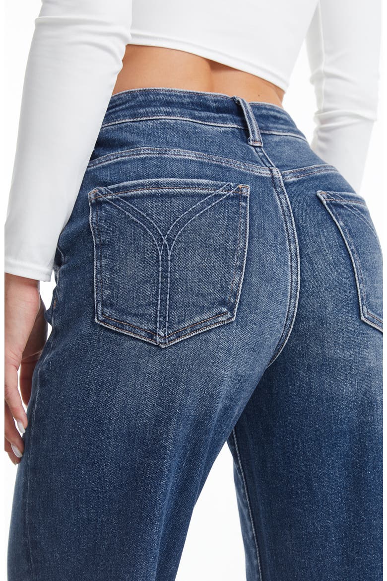 High Waist Wide Leg Flare Jeans, Alternate, color, SWEET
