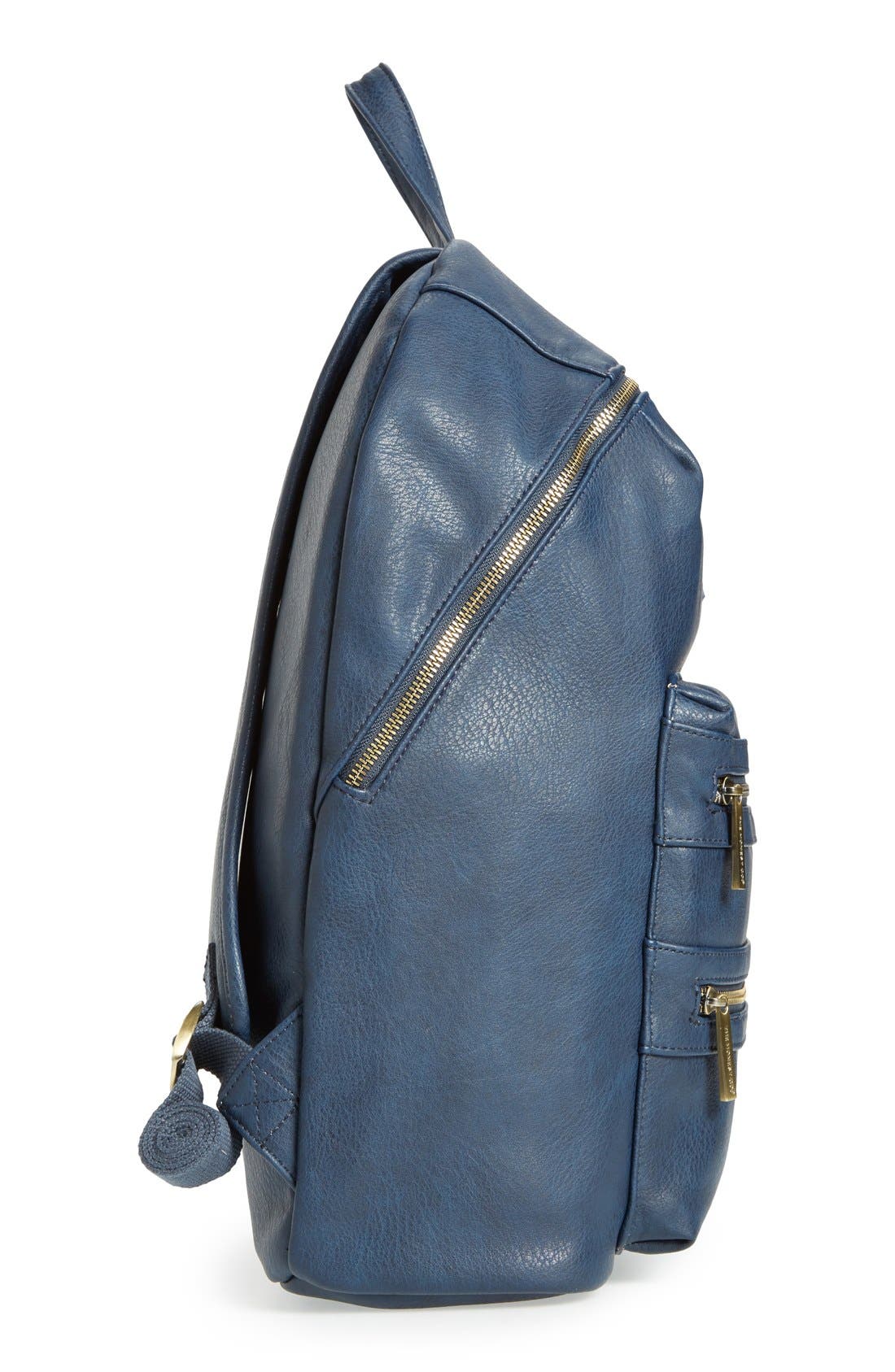 The Honest Company 'City' Faux Leather Diaper Backpack, Alternate, color, 