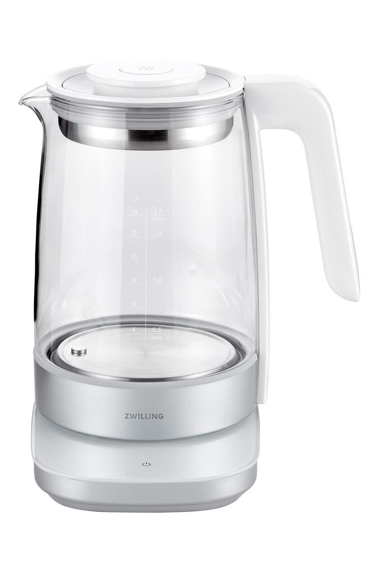 Enfinigy Electric Glass Kettle, Alternate, color, SILVER