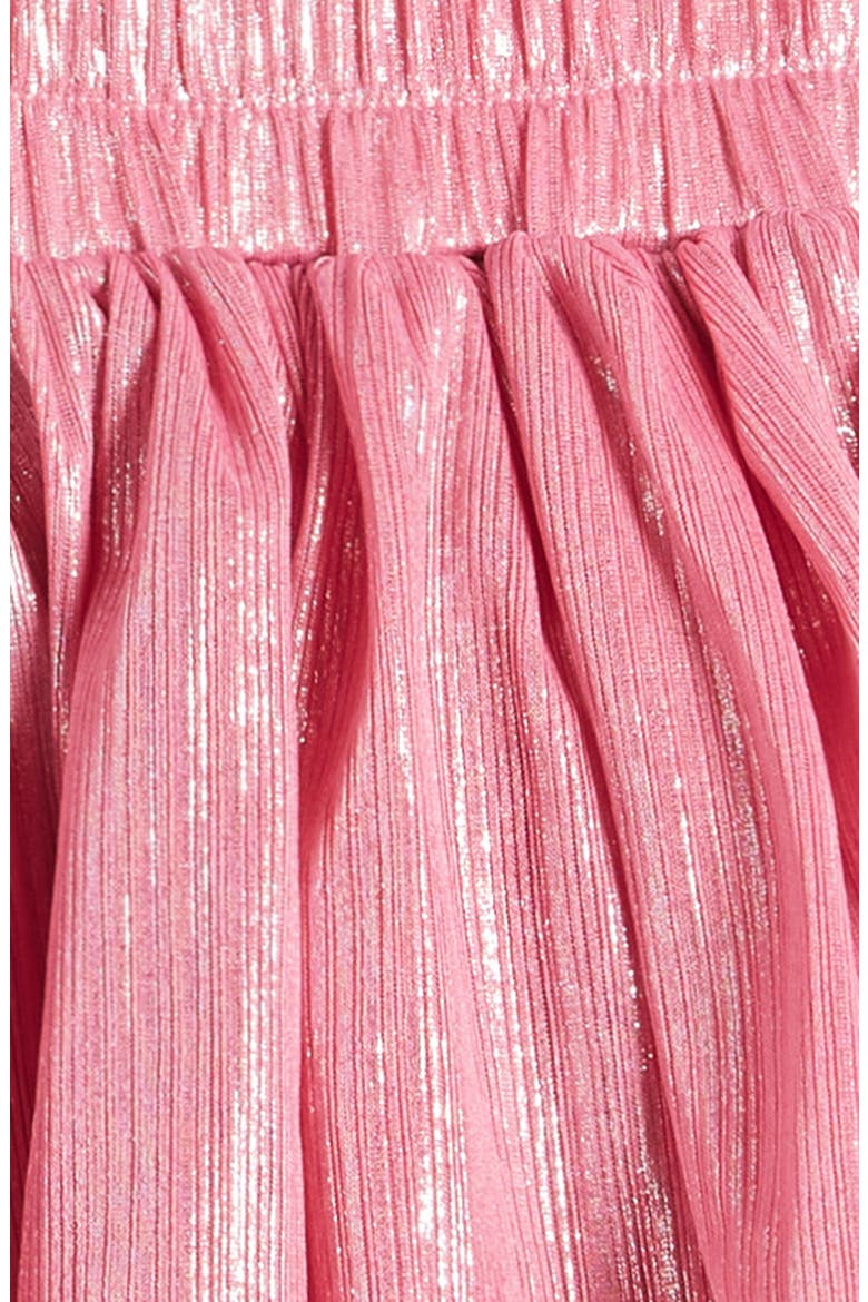 Metallic Skort, Alternate, color, PINK