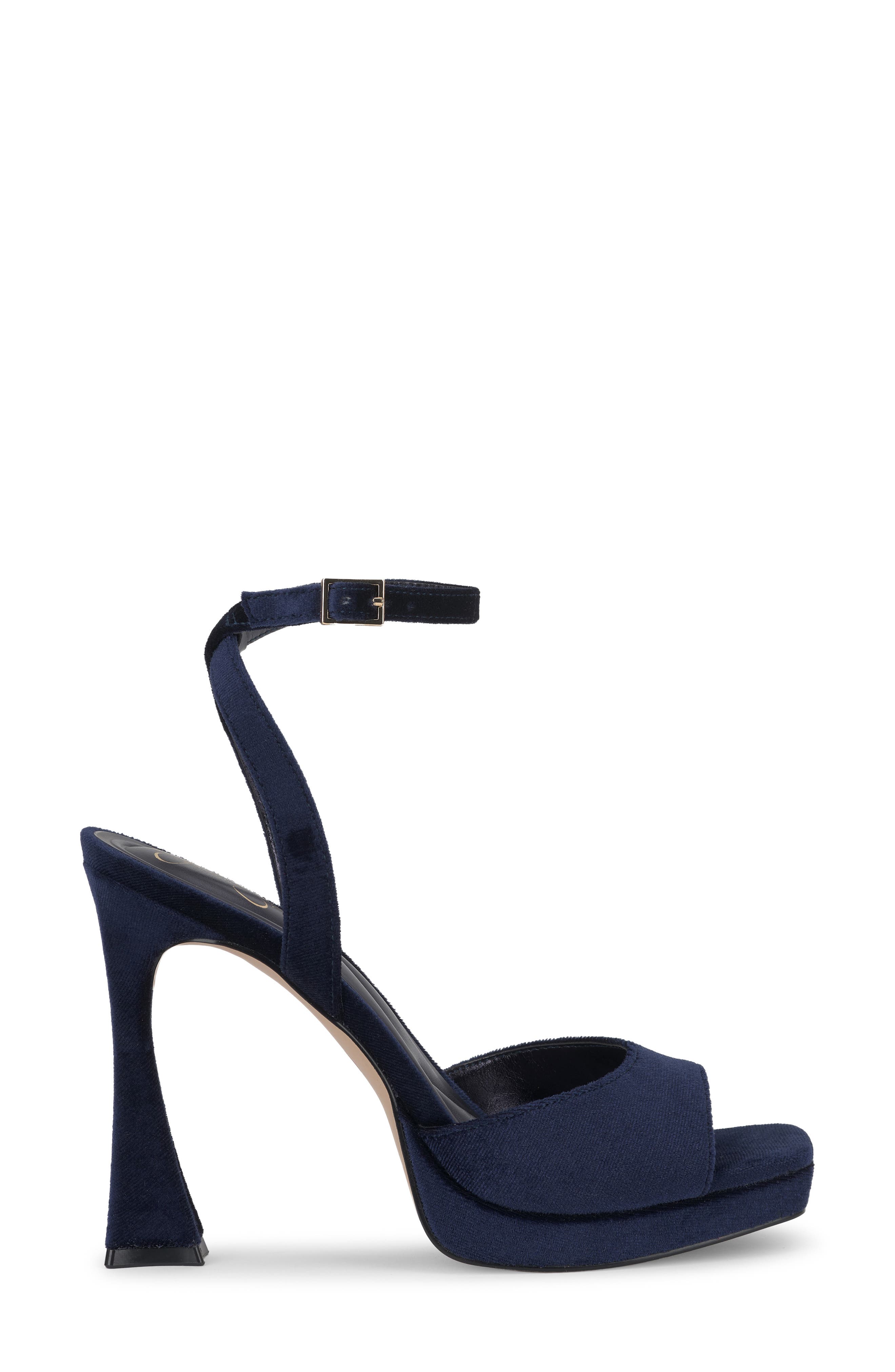 Jixte Ankle Strap Platform Sandal, Alternate, color, DARK NIGHT