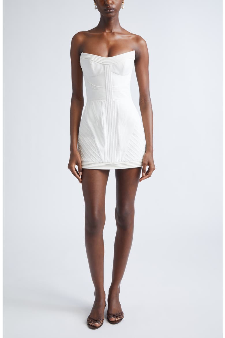 manning cartell rebel white mini dress Manning Cartell Dress Double Time Pleat