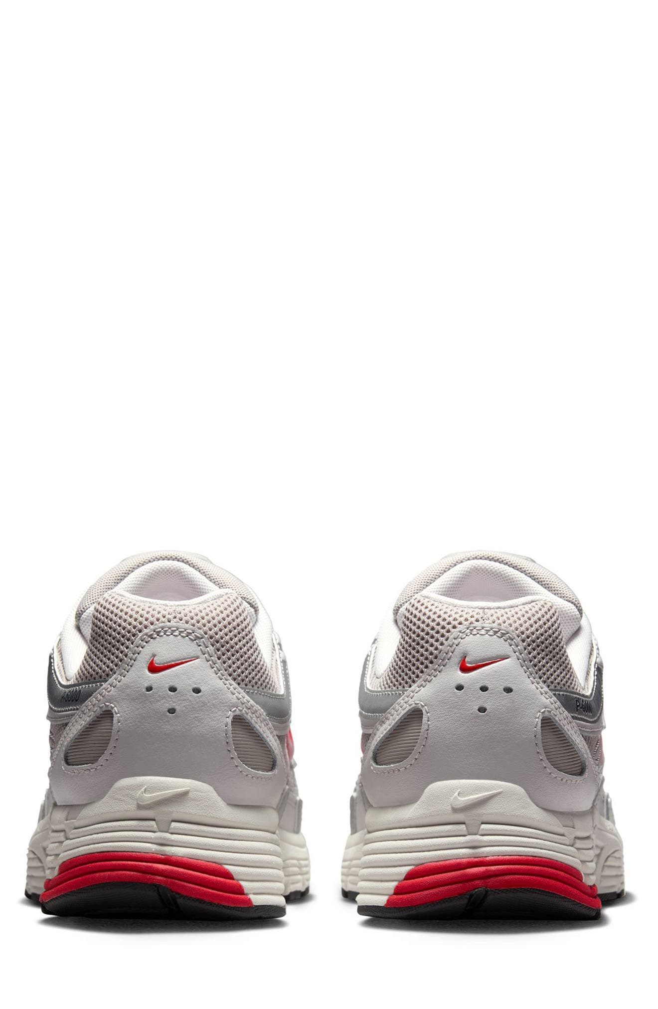 Nike P-6000 Sneaker, Alternate, color, College Grey/ Fire Red