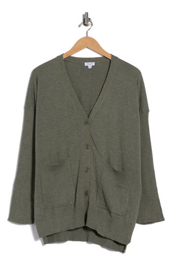 Splendid Geneva V-neck Cardigan In Green