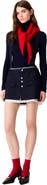 maje Contrast tweed shorts