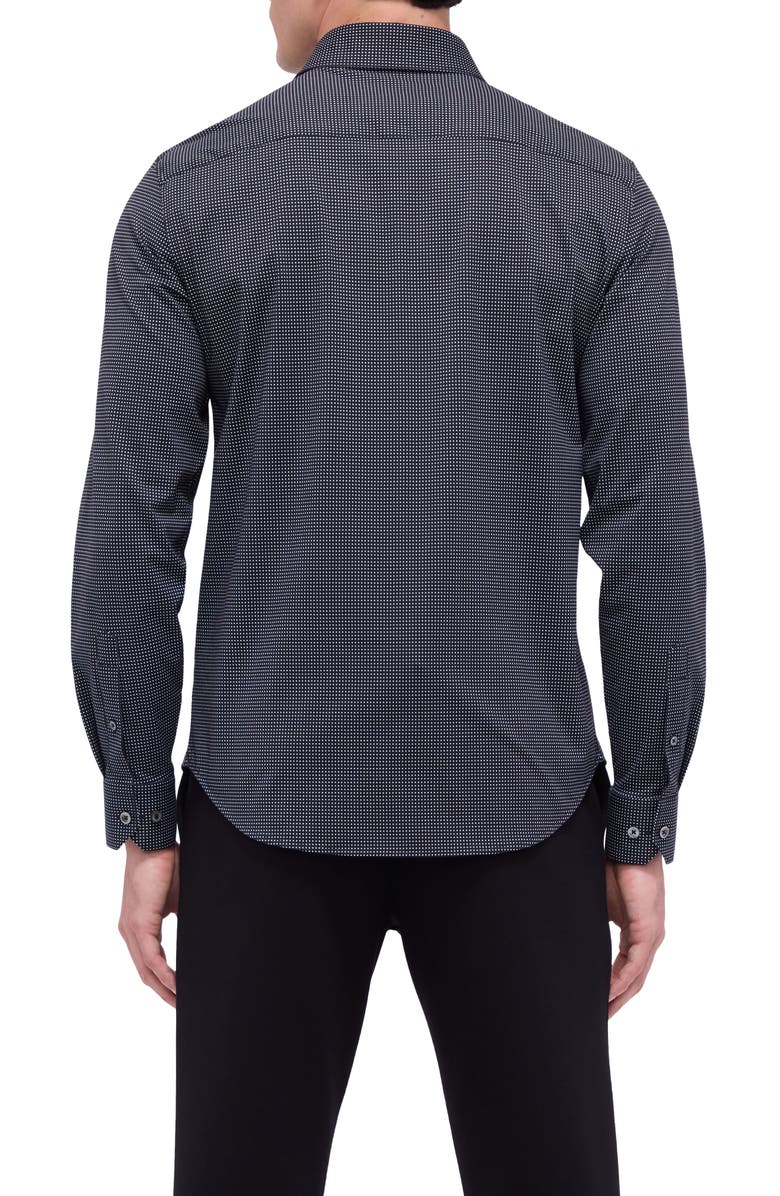 Bugatchi James OoohCotton<sup>®</sup> Geometric Print Button-Up Shirt, Alternate, color,