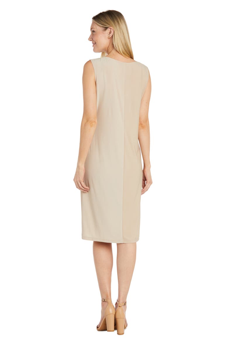 Sleeveless Dress With Jacket, Alternate, color, GOLD