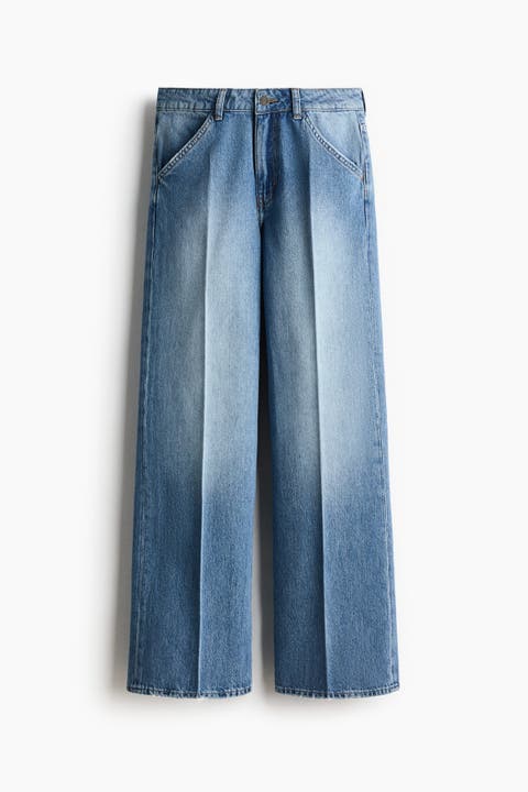 Crease-leg Jeans