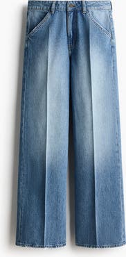 H&M Crease-leg Jeans