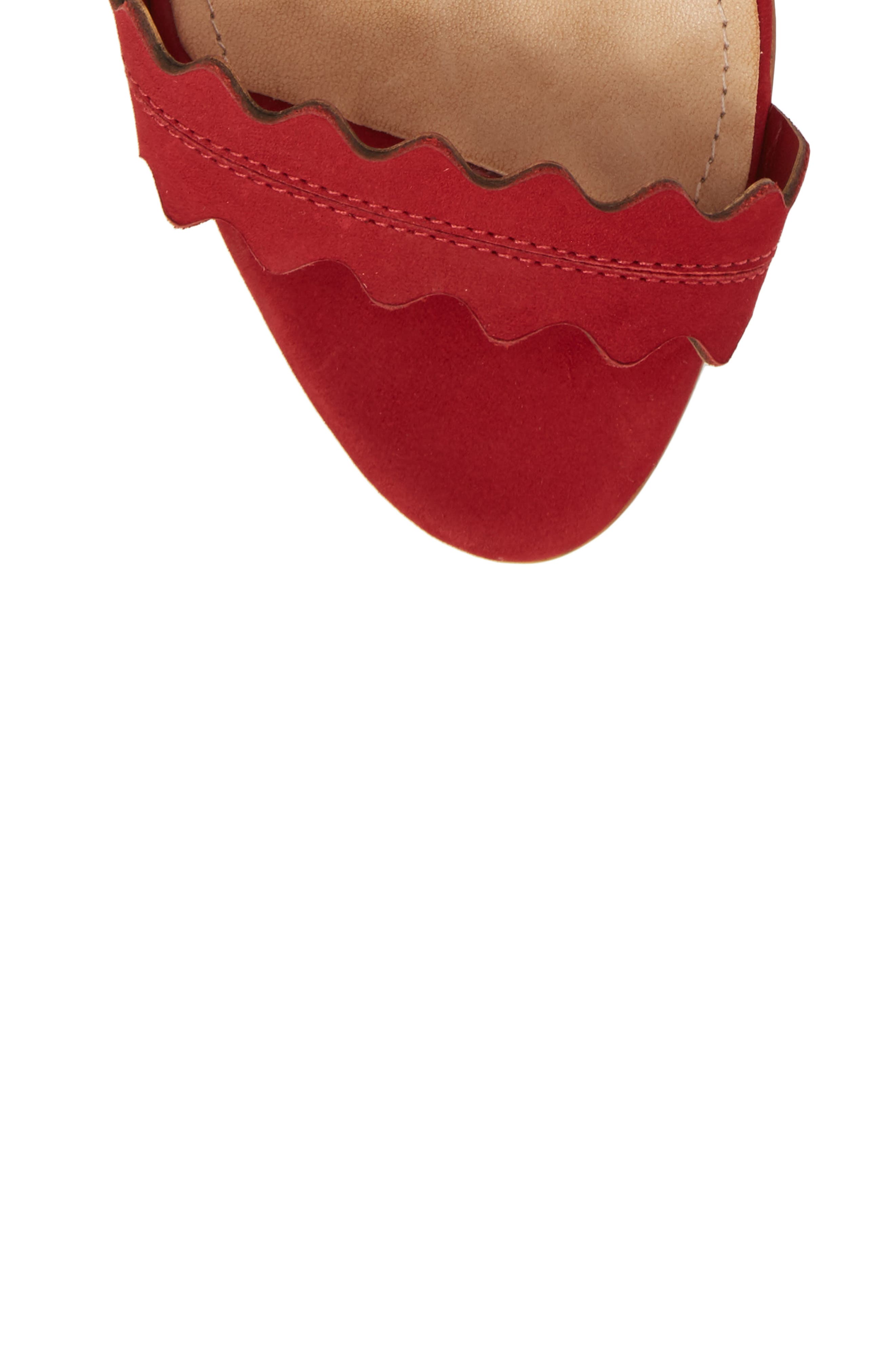 Lisana Wraparound Sandal, Alternate, color, RED LEATHER
