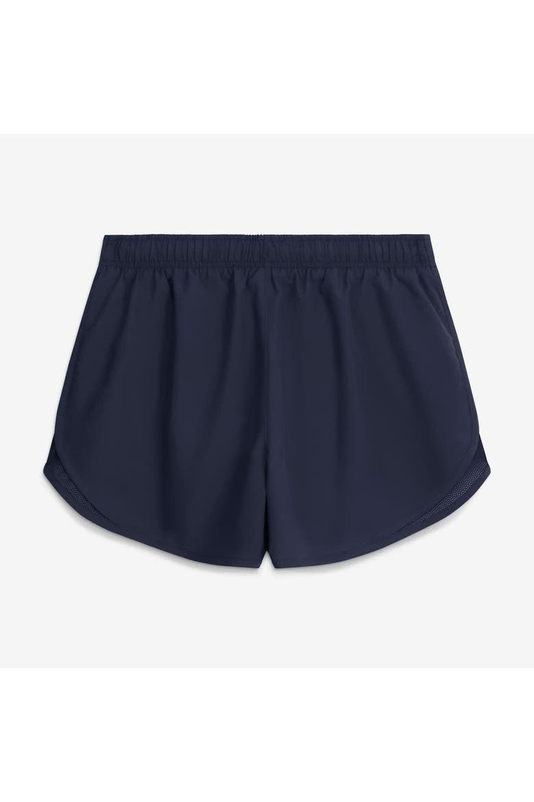 Women's Nike Navy Michigan Wolverines Tempo Mid-Rise Dri-FIT Shorts, Alternate, color, Navy