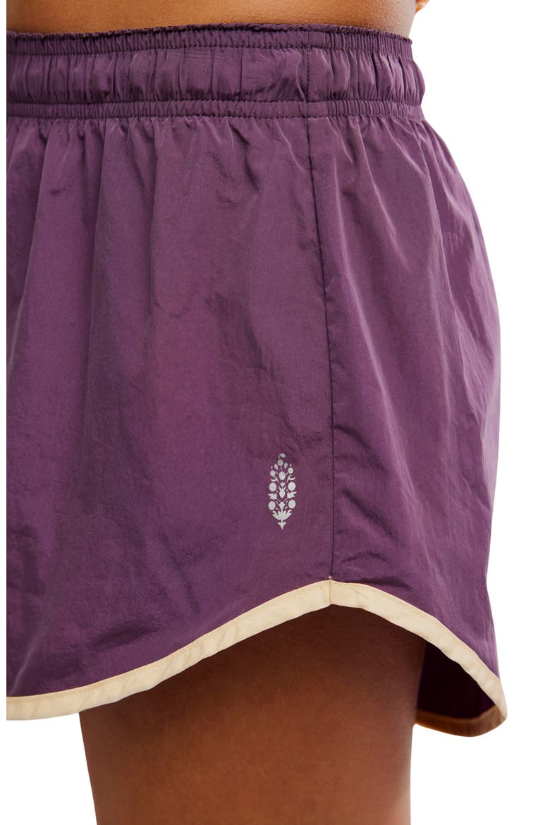 FP Movement Now or Never Run Shorts, Alternate, color, BLACKBERRY