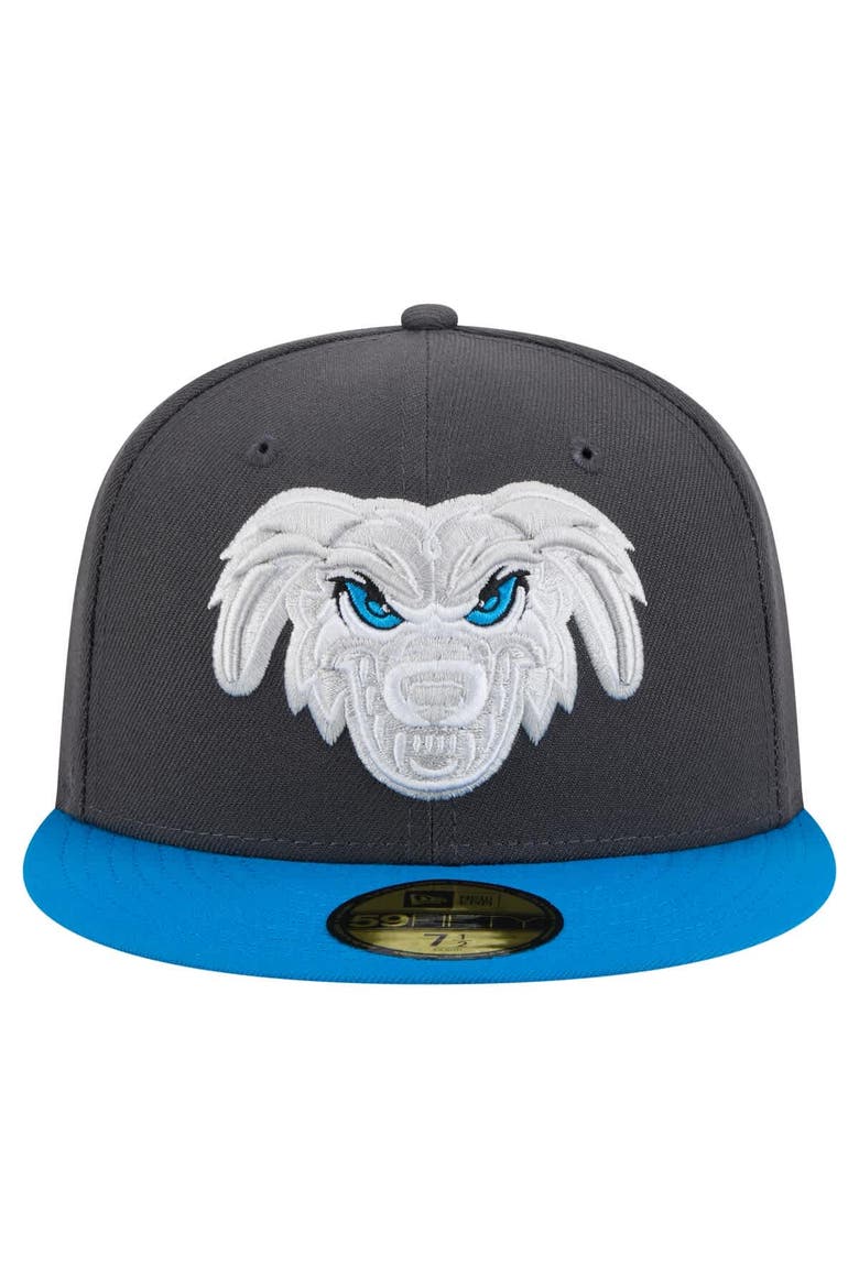 Men's New Era Gray Lake Elsinore Storm Copa de la Diversión 59FIFTY Fitted Hat, Alternate, color, Gray
