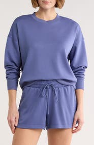 MARIKA Abby Crewneck Crop Sweatshirt