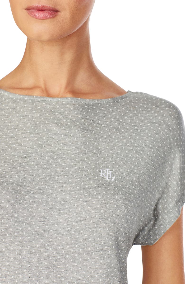 Lauren Ralph Lauren Dolman Sleeve Sleep Shirt, Alternate, color, 
