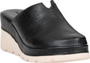 GOOD CHOICE NEW YORK Alna Faux Leather Wedge Clog