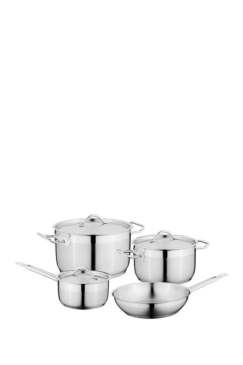 7-Piece Cookware Set, Main, color, SILVER