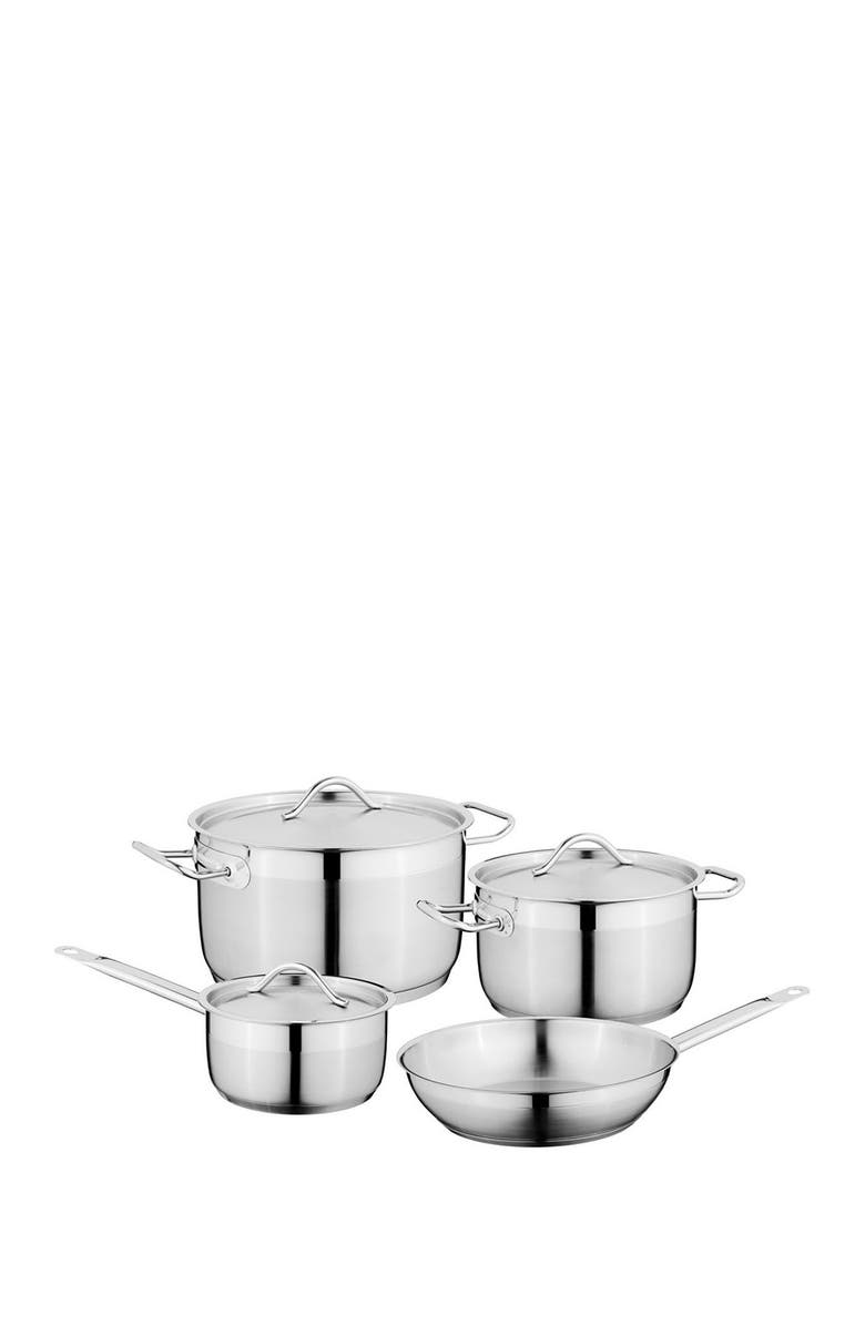 BergHOFF 7-Piece Cookware Set, Main, color, Silver