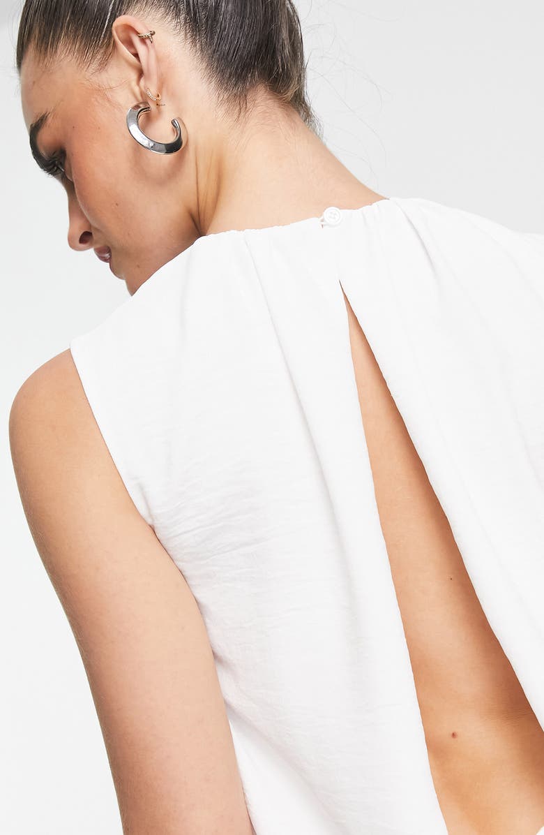 ASOS DESIGN Minimal Wide Leg Jumpsuit, Alternate, color,