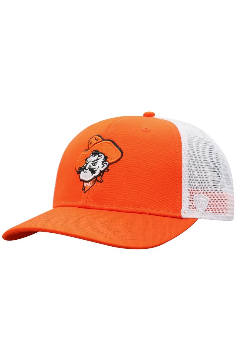 TOP OF THE WORLD Men's Top of the World Orange Oklahoma State Cowboys Trucker Adjustable Hat, Main, color, Orange