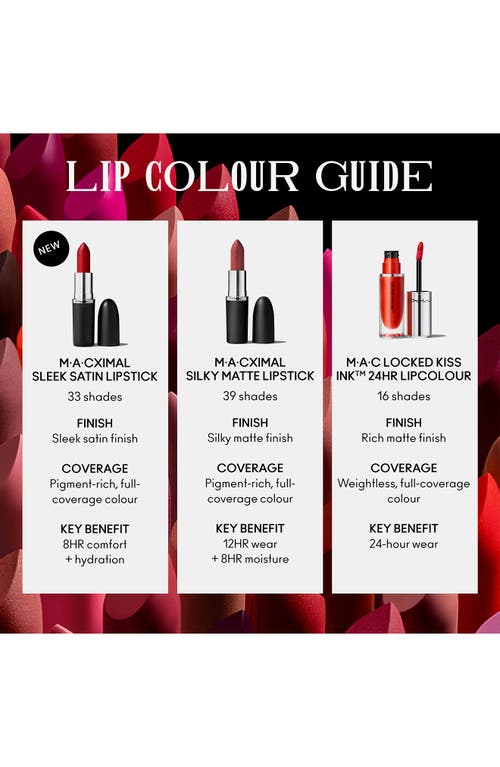 Shop Mac Cosmetics M·a·cximal Sleek Satin Lipstick In Crme De Nude