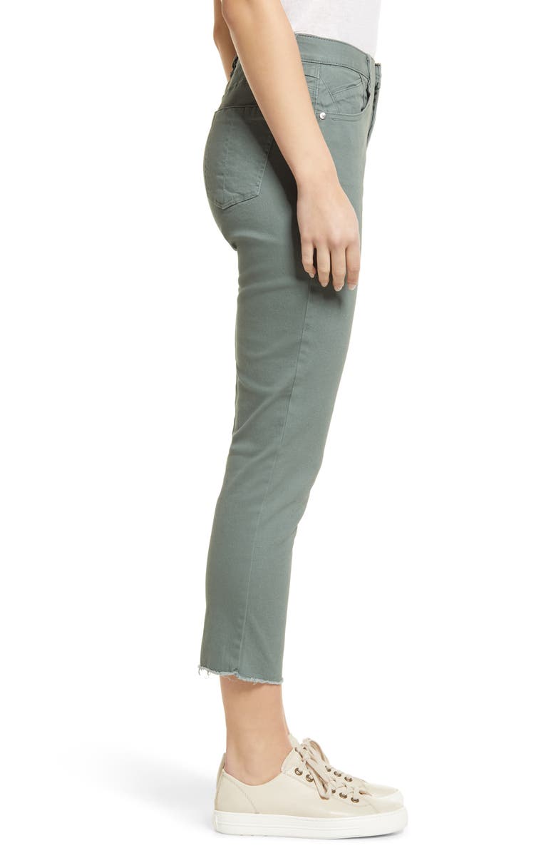 Wit & Wisdom 'Ab'Solution Scallop Hem Straight Leg Crop Jeans, Alternate, color,