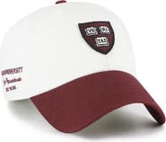 '47 Men's '47 White/Crimson Harvard Crimson Contemporary Basics Two Tone Clean Up Adjustable Hat