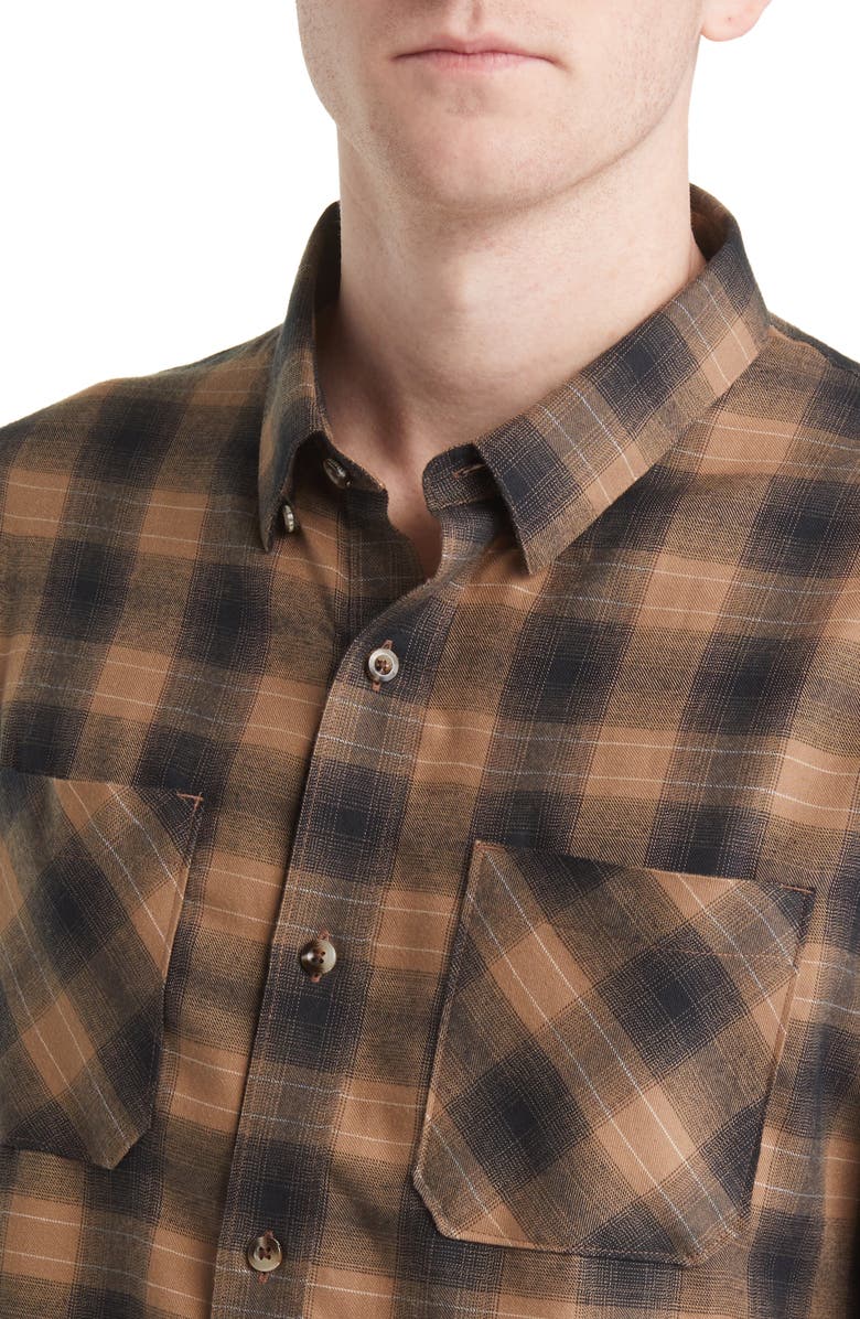 TravisMathew Give It a Try Plaid Button-Up Shirt, Alternate, color,