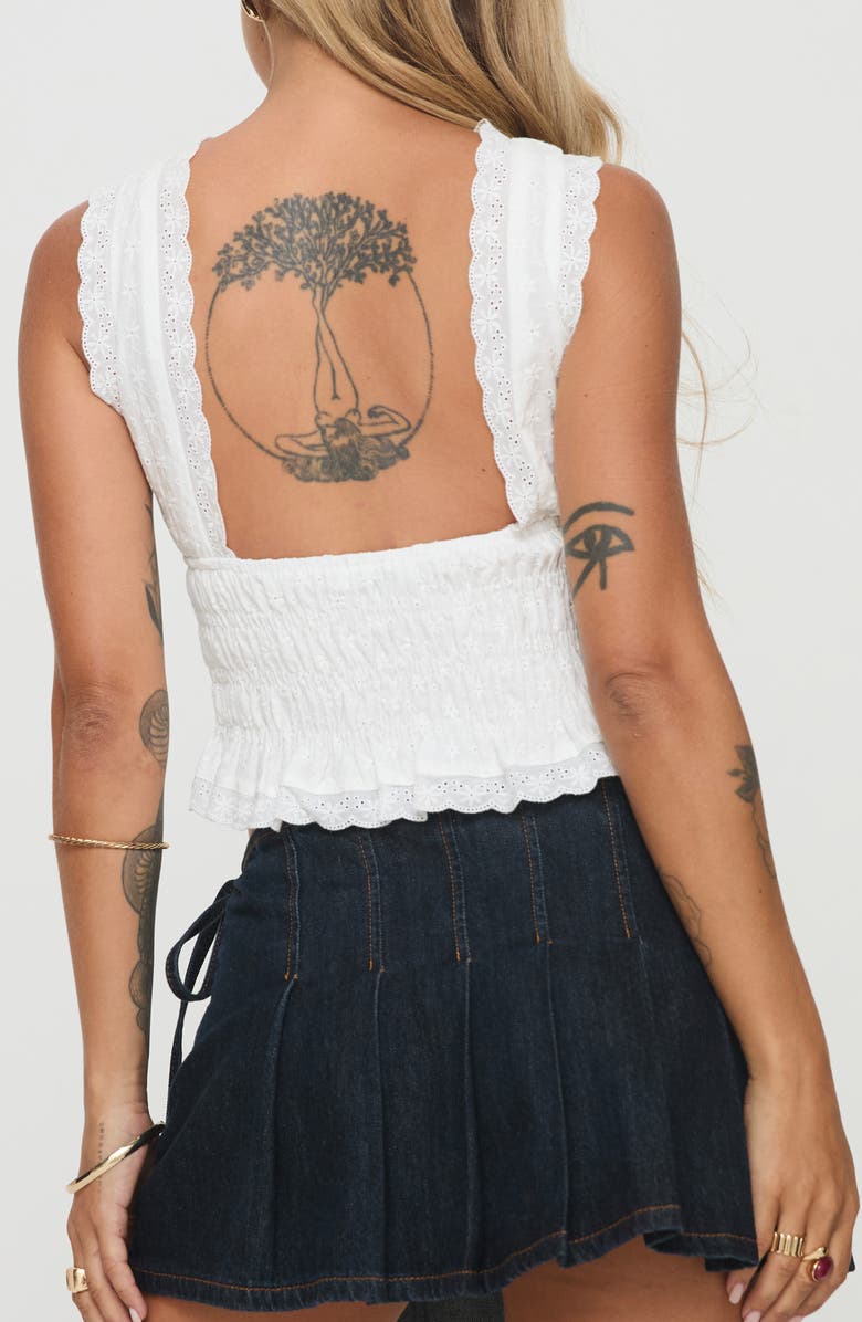 Princess Polly Asuka Broderie Anglaise Top, Alternate, color, 