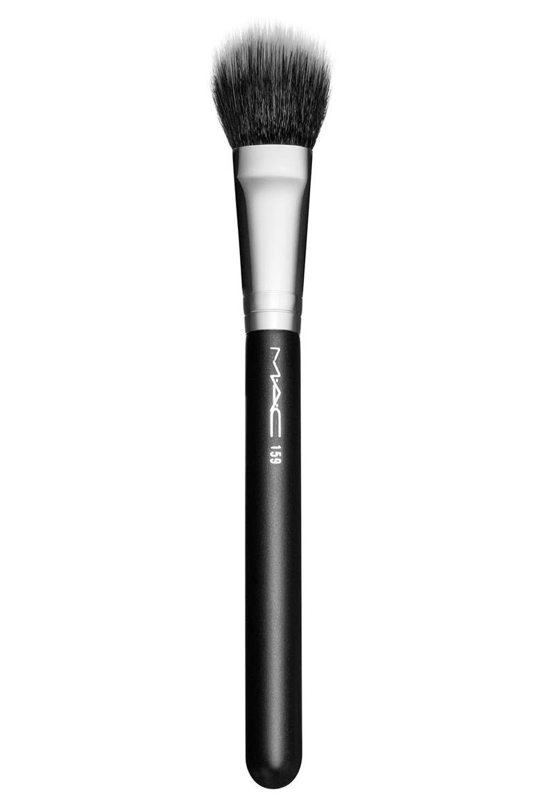 MAC 159 Duo Fibre Blush Brush, Main, color, NO COLOR