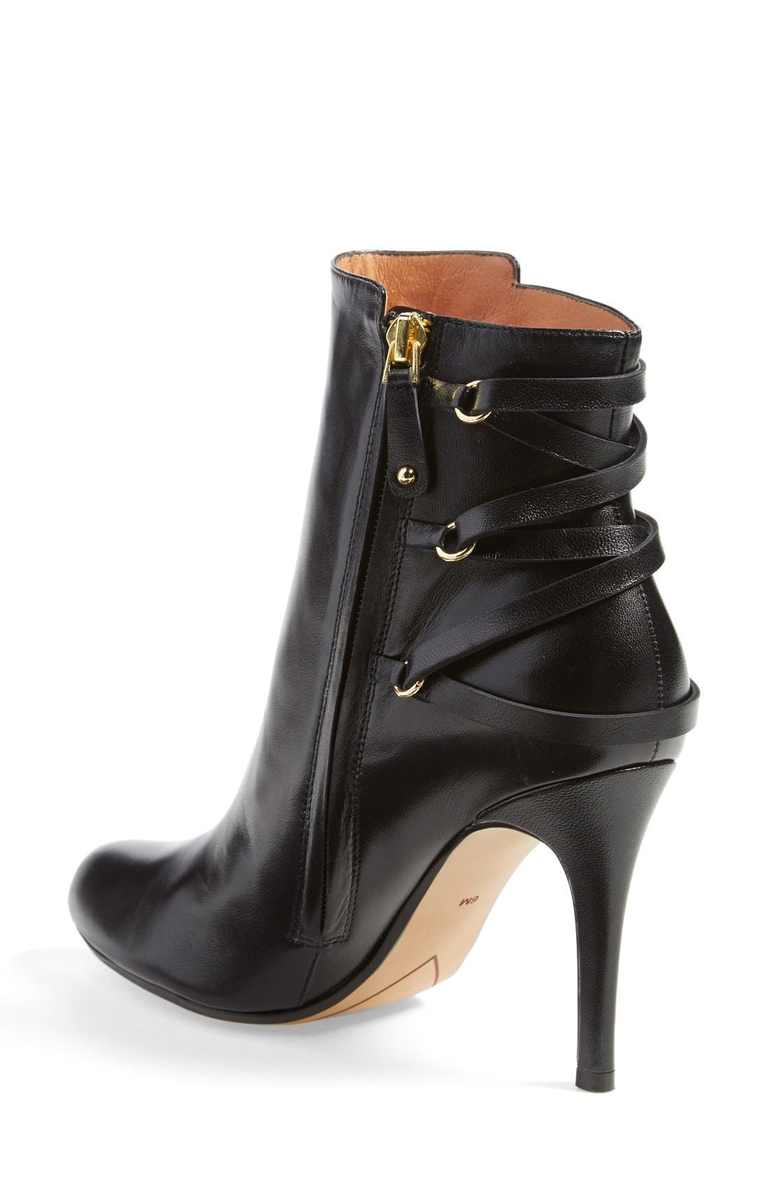 'Rachel' Ankle Boot, Alternate, color, BLACK