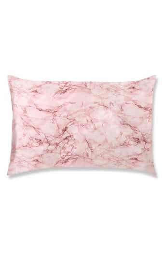 slip Pink Marble Pure Silk Pillowcase