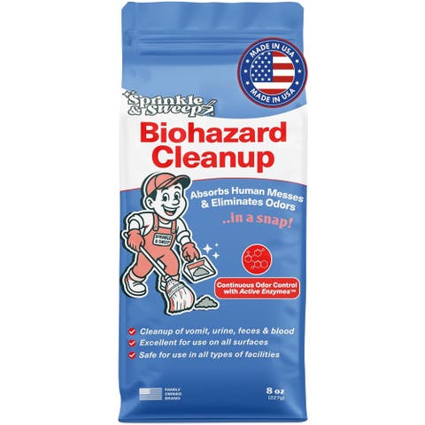 8 oz Biohazard Cleanup Bodily Fluid Solidifier