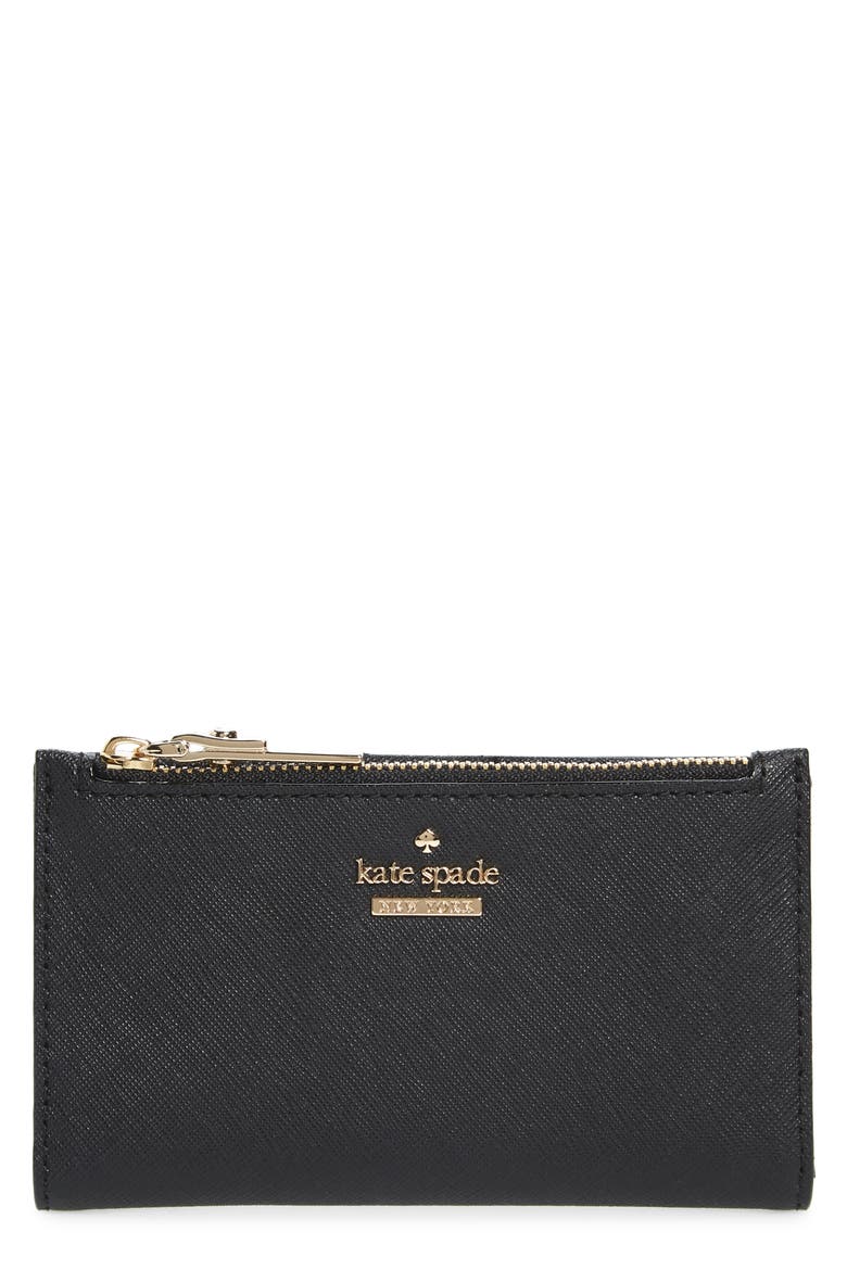 cameron street – mikey crosshatched leather wallet, Main, color, Z/DNUBLACK
