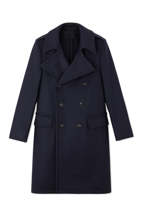 Winston Double-Breasted Wool Coat