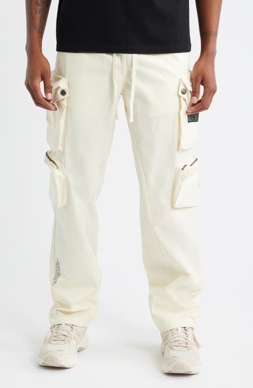 Billionaire Boys Club Barracks Pull-On Twill Cargo Pants in Winter White  product